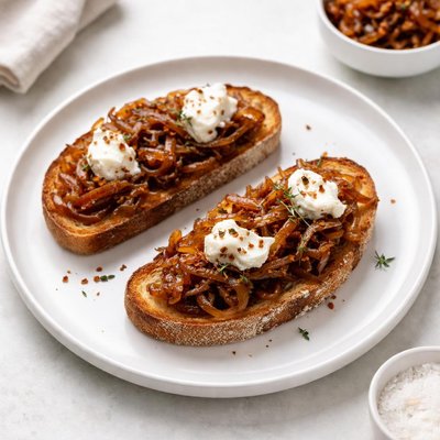 Image of Caramelized Onion Toasts