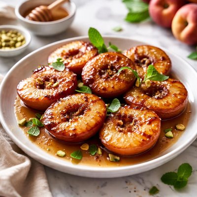 Image of Caramelized Peaches or Nectarines