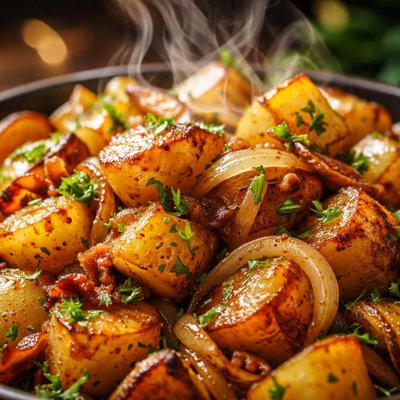 Image of Caramelized Potato and Onion Salad