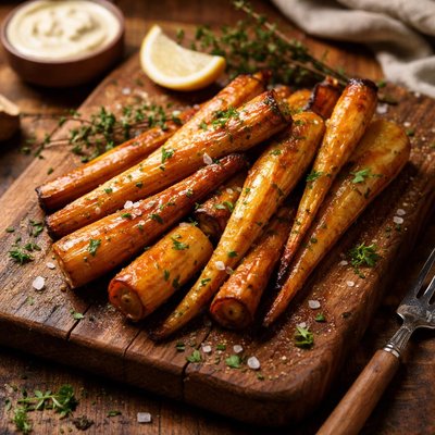 Image of Caramelized Roasted Parsnips