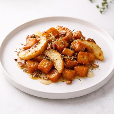 Image of Caramelized Sweet Potatoes Apples