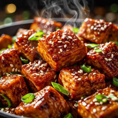Image of Caramelized Tofu Goodness