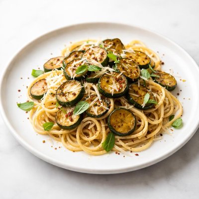 Image of Caramelized Zucchini with Pasta