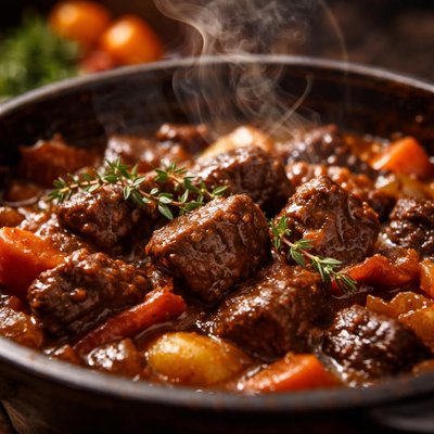 Image of Carbonade Flamande Flemish Beef and Beer Stew Casserole