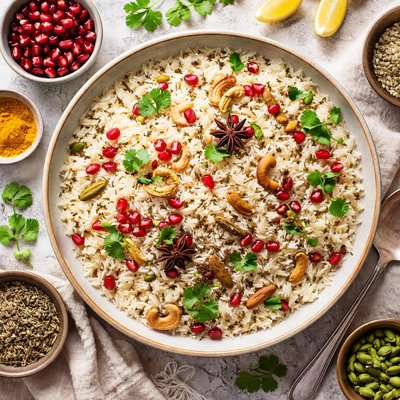 Image of Cardamom and Fennel Flavored Rice