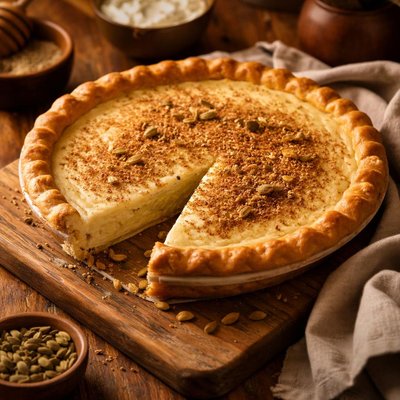 Image of Cardamom Buttermilk Pie