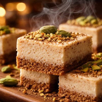 Image of Cardamom Cheesecake Bars