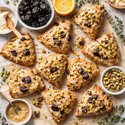 Image of Cardamom Prune Drop Scones