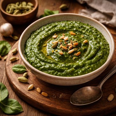 Image of Cardamom Spinach Puree