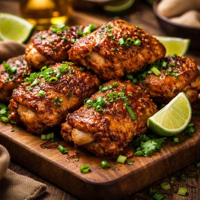 Image of Caribbean Baked Chicken Thighs