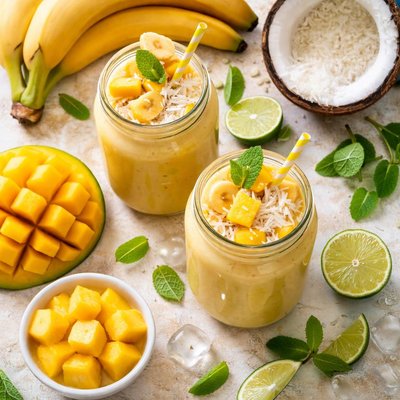 Image of Caribbean Banana Mango Smoothie