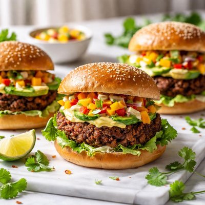 Image of Caribbean Bean Burgers