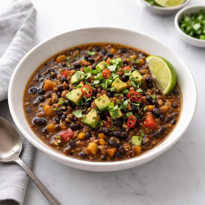 Image of Caribbean Black Bean Soup Slow Cooker