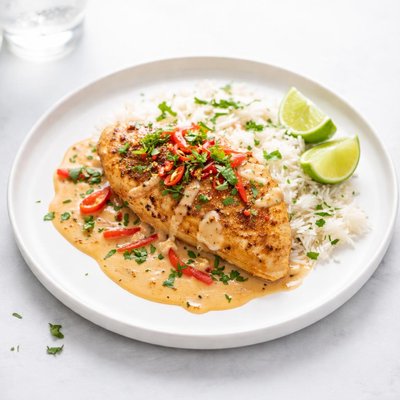 Image of Caribbean Coconut Chicken Recipe