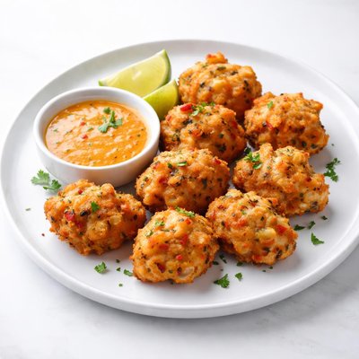 Image of Caribbean Conch Fritters with Island Hot Sauce