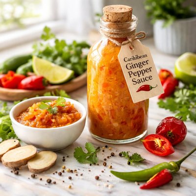 Image of Caribbean Ginger Pepper Sauce