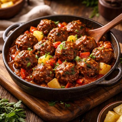 Image of Caribbean Meatballs with Tropical Sauce