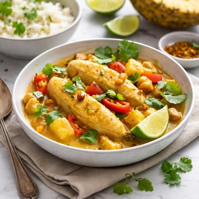 Image of Caribbean Mini Banana and Pineapple Curry