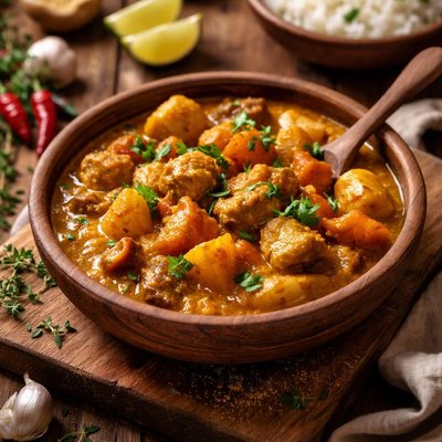 Image of Caribbean Pumpkin Curry Colombo De Giraumon