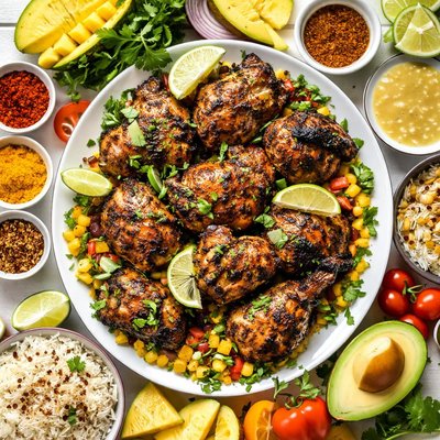 Image of Caribbean Spice Islands Marinated Chicken by Clean Eating