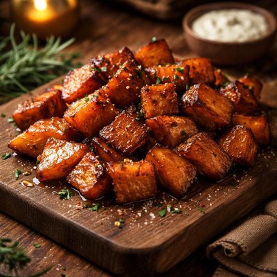 Image of Carmelized Roasted Sweet Potatoes
