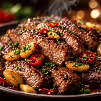 Image of Carne a La Castellan Castilian Style Sliced Beef