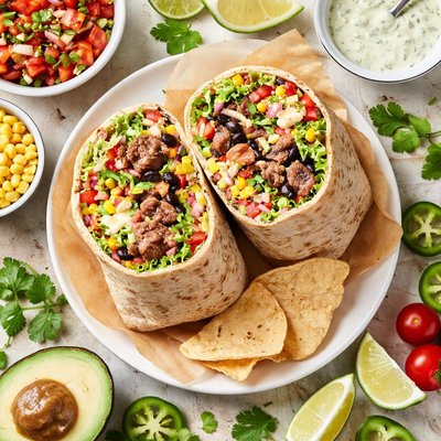 Image of Whole30 Carne Asada Burrito