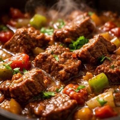 Image of Carne Asada Cube Stew Carne Guisada