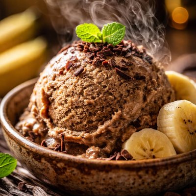 Image of Carob Banana Ice Cream