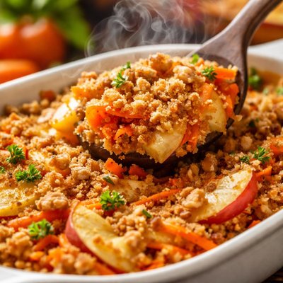 Image of Carrot and Apple Casserole Bake