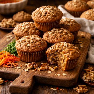 Image of Carrot and Bran Muffins