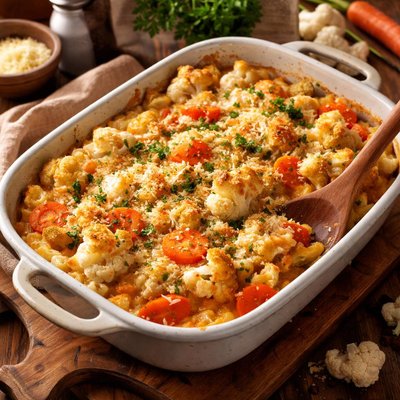Image of Carrot and Cauliflower Casserole
