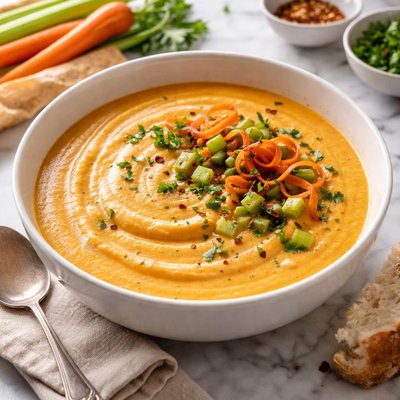 Image of Carrot and Celery Cream Soup