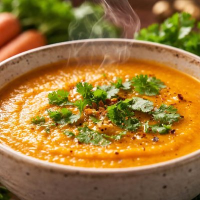 Image of Carrot and Cilantro Soup