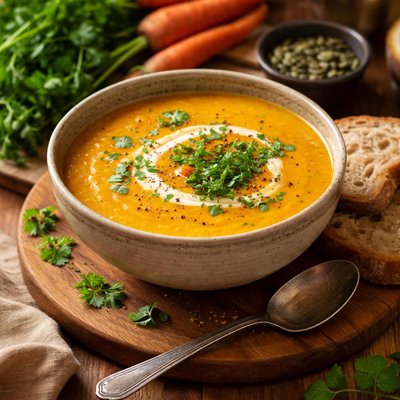 Image of Carrot and Coriander Soup