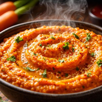Image of Carrot and Harissa Puree