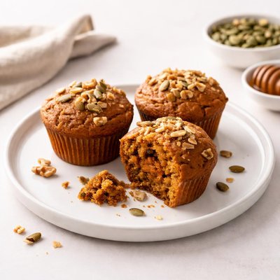 Image of Carrot and Pumpkin Muffins