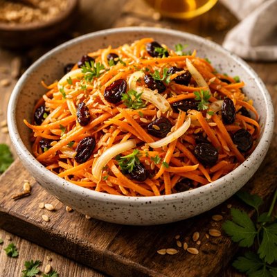 Image of Carrot and Raisin Salad with Fennel