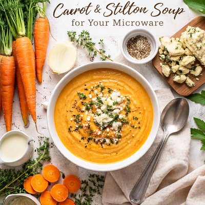 Image of Carrot and Stilton Soup for Your Microwave
