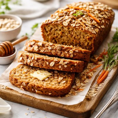 Image of Carrot Banana Oat Bread