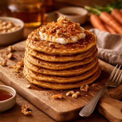 Image of Carrot Breakfast Pancakes
