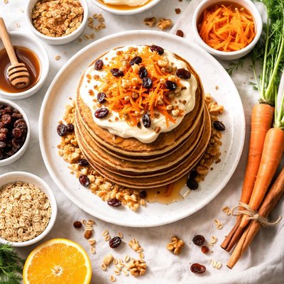 Image of Carrot Cake Pancakes