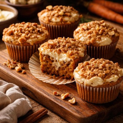 Image of Carrot Cheesecake Muffins