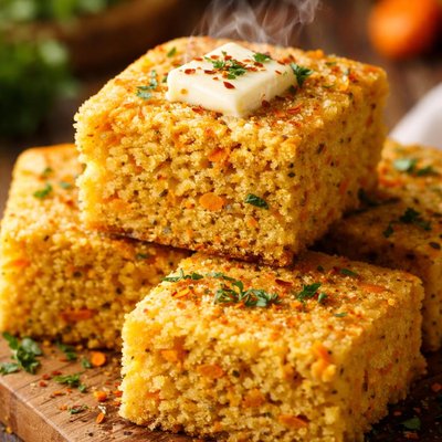 Image of Carrot Cornbread Vegan