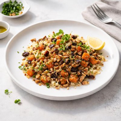 Image of Carrot Date Walnut Couscous