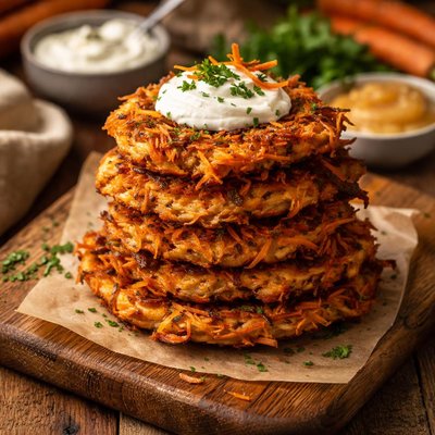Image of Carrot Latkes Pancakes