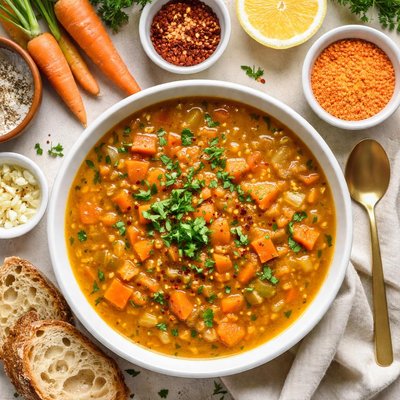 Image of Carrot Lentil Soup
