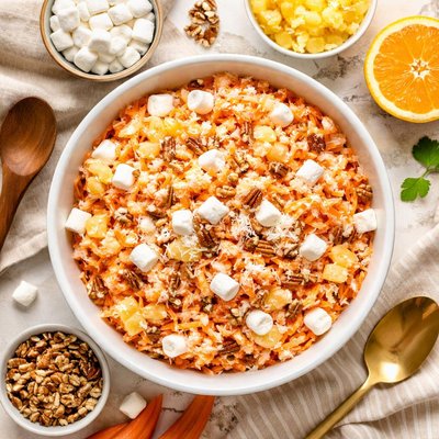 Image of Carrot Marshmallow Salad