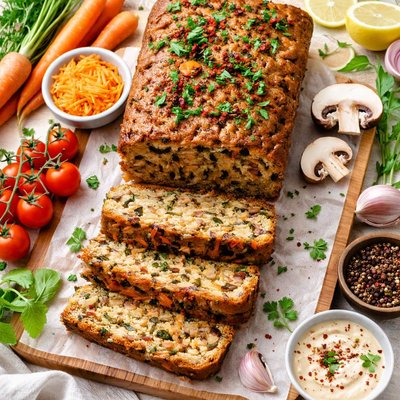 Image of Carrot Mushroom Loaf