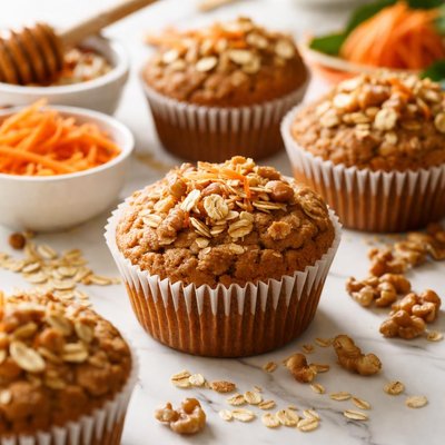 Image of Carrot Oatmeal Muffins